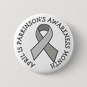 Bóton Redondo 5.08cm Abril é o Mês da Consciência de Parkinson 