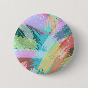 Bóton Redondo 5.08cm Abstrato Art Pastel