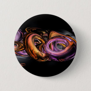 Bóton Redondo 5.08cm Abstrato dos grafites