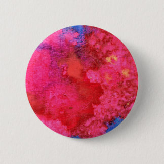 Bóton Redondo 5.08cm Abstrato Rosa Neon Quente Chocante