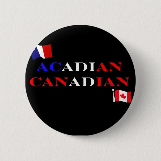 Bóton Redondo 5.08cm Acade Canadense (Frente)