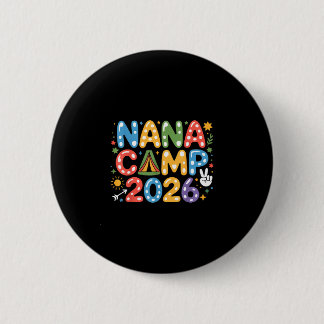 Bóton Redondo 5.08cm Acampamento da Nana 2026 equipe de acampamento fér