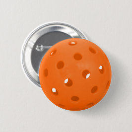 Bóton Redondo 5.08cm Acessório de Jogador de Bola Laranja Divertido