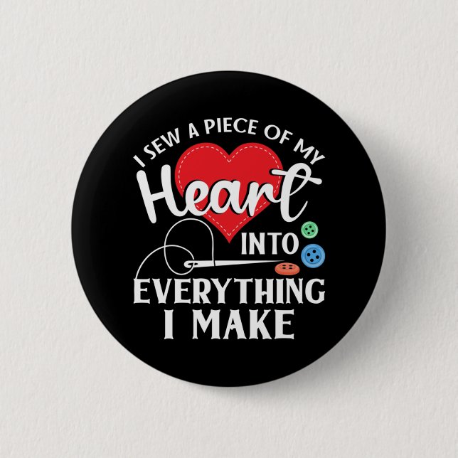 Bóton Redondo 5.08cm Acoplamento do Seamstress (Frente)