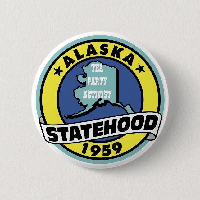 BÓTON REDONDO 5.08CM ACTIVISTA DO TEA PARTY (Frente)