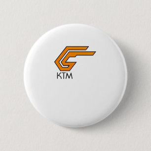 Bóton Redondo 5.08cm Adesivo do logotipo da Ktm1