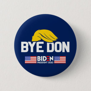 Bóton Redondo 5.08cm Adeus Don BIDEN 2020 Presidente HARRIS