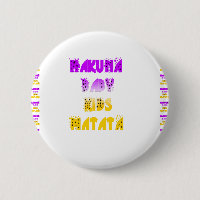 Adorável Roxo e Amarelo Hakuna Matata Baby Kids G