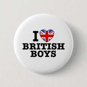 Bóton Redondo 5.08cm Adoro British Boys