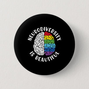 Bóton Redondo 5.08cm Adultos Autismo Sensibilização A Neurodiversidade