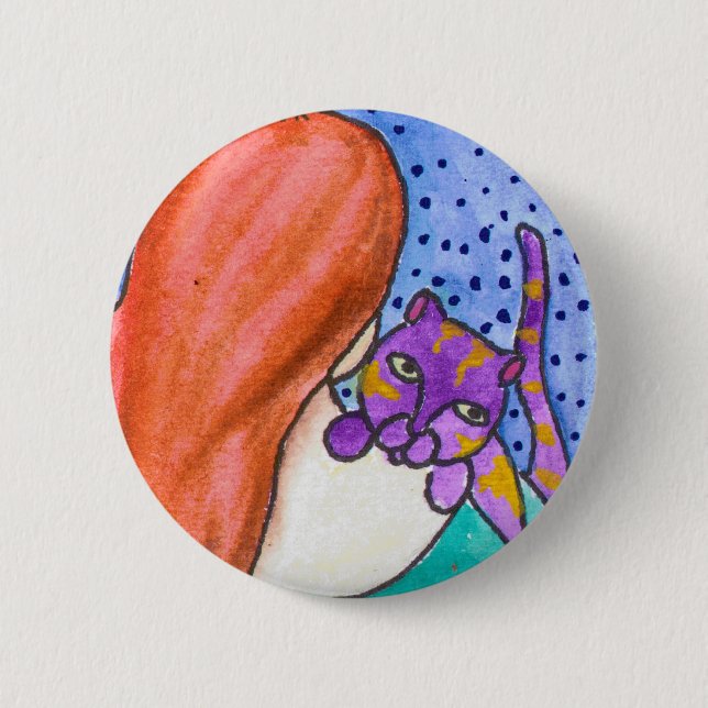 Bóton Redondo 5.08cm Afago (Frente)