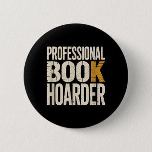 Bóton Redondo 5.08cm Aficionado de Livros Profissional Leitura Divertid