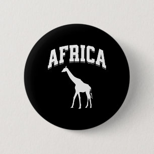 Bóton Redondo 5.08cm África Giraffe Safari Vacinação Souvenir Preppy Ae