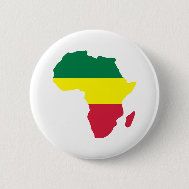 Bóton Redondo 5.08cm Africa Reggae (Frente)