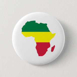 Bóton Redondo 5.08cm Africa Reggae