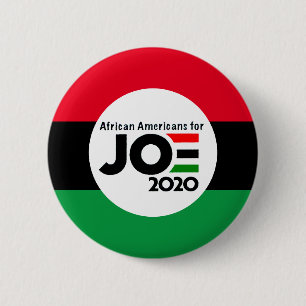 Bóton Redondo 5.08cm Afro-americanos por Joe 2020