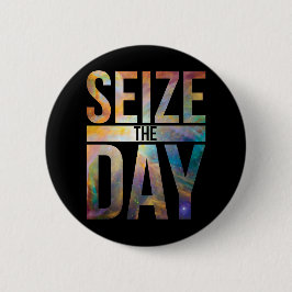 Bóton Redondo 5.08cm Agarre o dia preto