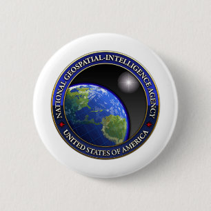 Bóton Redondo 5.08cm Agência Nacional de Inteligência Geosespacial (NGA