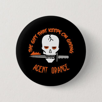 Bóton Redondo 5.08cm Agente Orange The Gift DARK