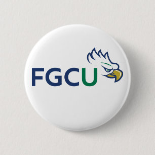 Bóton Redondo 5.08cm Águias da Universidade de Florida Gulf Coast
