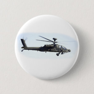 Bóton Redondo 5.08cm AH-64 Apache