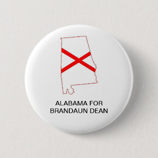 Bóton Redondo 5.08cm ALABAMA para o botão do Senado BRANDAUN DEAN 2022