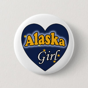 Bóton Redondo 5.08cm Alaska Girl