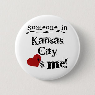 Bóton Redondo 5.08cm Alguém em Kansas City