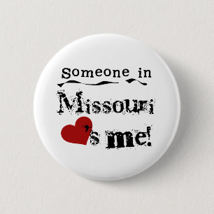 Bóton Redondo 5.08cm Alguém em Missouri ama-me
