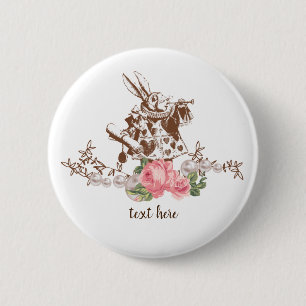 Bóton Redondo 5.08cm alice em wonderland Button