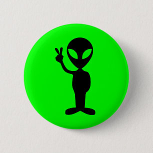 Bóton Redondo 5.08cm Alienígena calma