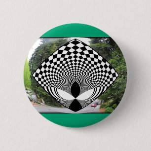 Bóton Redondo 5.08cm Alienígena olhando para você!