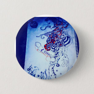 Bóton Redondo 5.08cm alienígena real