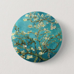 Bóton Redondo 5.08cm Almond Tree florista - Vincent Van Gogh