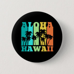 Bóton Redondo 5.08cm Aloha Hawaii