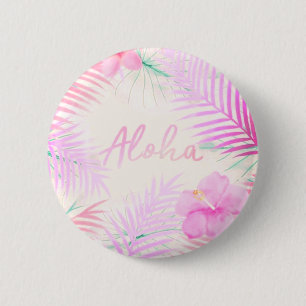 Bóton Redondo 5.08cm Aloha verão