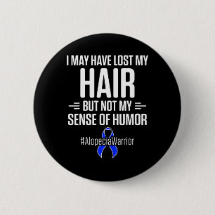 Bóton Redondo 5.08cm Alopecia Sensibilização Cabelo Perda Guerreiro Hum
