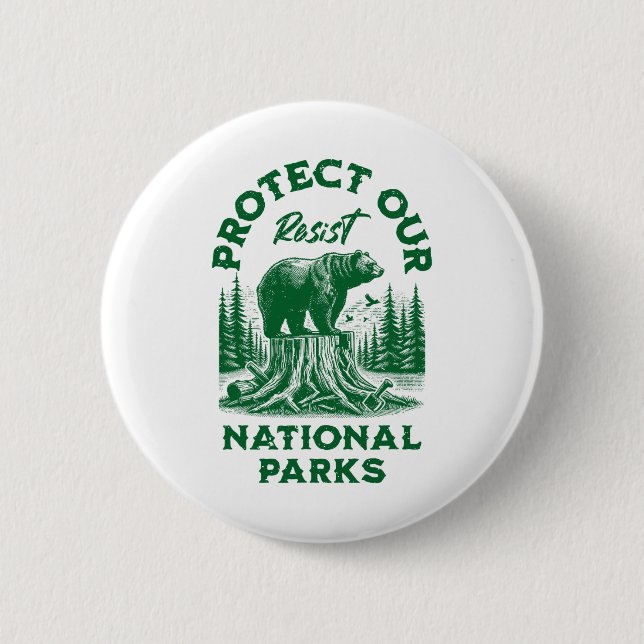 Bóton Redondo 5.08cm Alt Us National Park Resist Service (Frente)