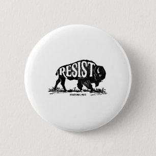 Bóton Redondo 5.08cm Alt Us National Park Resist Service T Shirt Bison