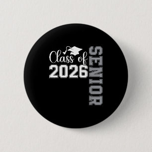 Bóton Redondo 5.08cm Aluno da turma de 2026 ensino médio faculdade