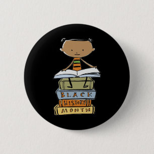 Bóton Redondo 5.08cm Am Black History African Black Pride Boys