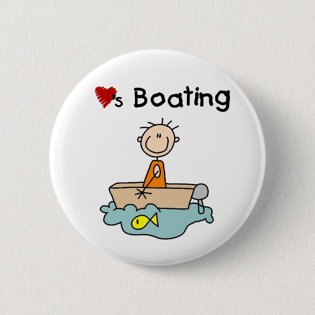 Bóton Redondo 5.08cm Ama Barcos (Frente)