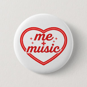 Bóton Redondo 5.08cm Amar Música