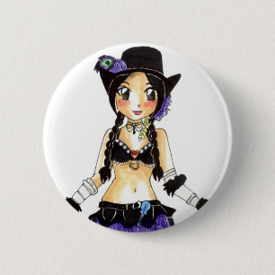 Bóton Redondo 5.08cm Amaranto