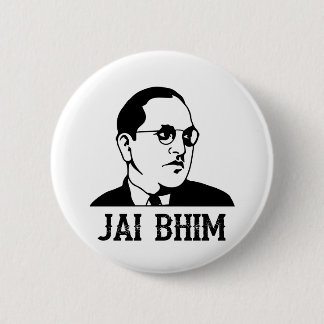 Bóton Redondo 5.08cm Ambedkar Jayanthi Jai Bhim/Bheem