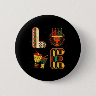Bóton Redondo 5.08cm Ame Kwanzaa Sete Princípios De Kwanzaa Happy Kwa