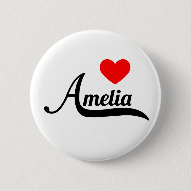 Bóton Redondo 5.08cm Amelia (Frente)
