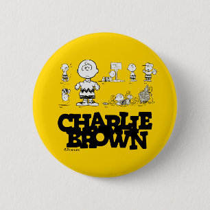 Bóton Redondo 5.08cm Amendoins Sempre Charlie Brown