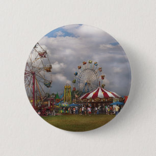 Bóton Redondo 5.08cm Americana - carnaval de viagem