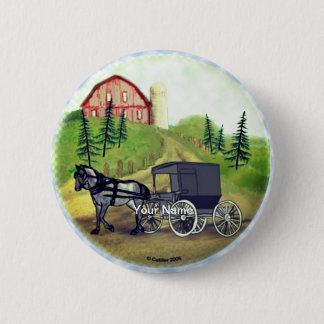 Bóton Redondo 5.08cm Amish Buggy Devolução